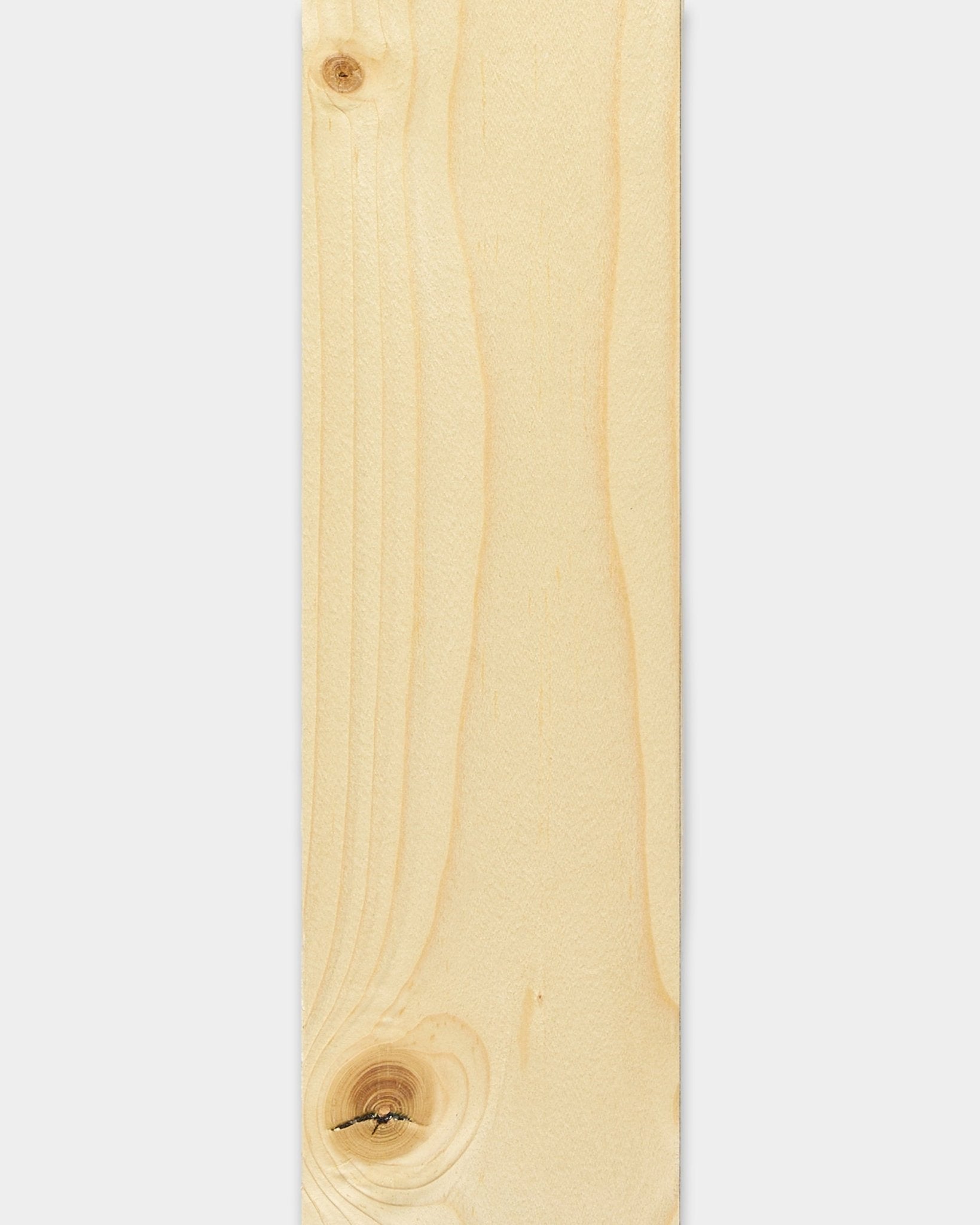 Lys WoodUpp Lamella / Alp-planke på 240 cm med synlig trestruktur og kvister, laget for Akupanel Akustikkpanel listverk eller utskifting av spiler.